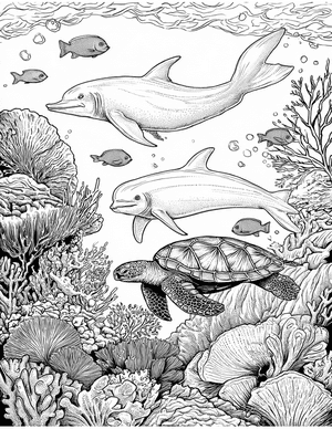 Free Remora Coloring Pages - 8