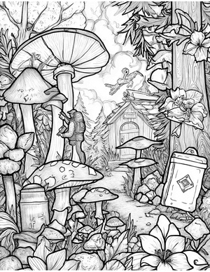 Free Geocache Coloring Pages - 9