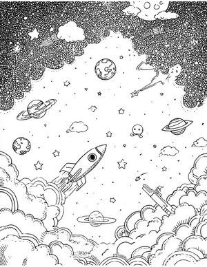 Free Star Coloring Pages - 9