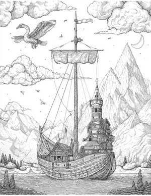 Free Totem Coloring Pages - 9