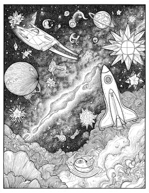 Free Star Coloring Pages - 10