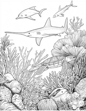 Free Remora Coloring Pages - 11