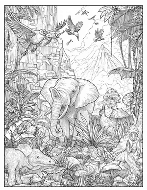 Free Explorer Coloring Pages - 11